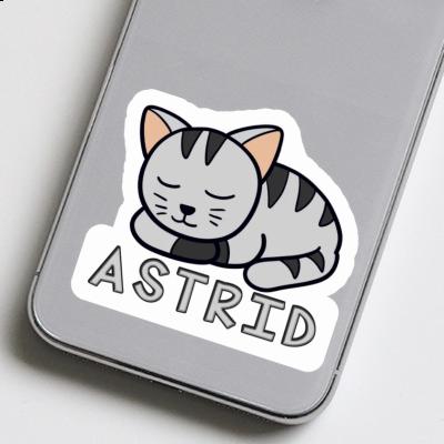 Astrid Sticker Cat Notebook Image