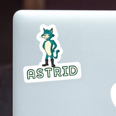 Standing Cat Sticker Astrid Image