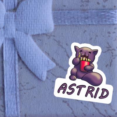 Autocollant Chat-frites Astrid Gift package Image