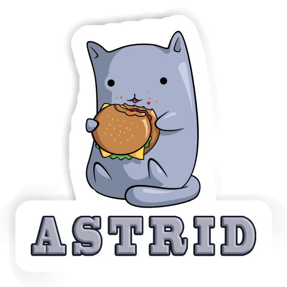 Hamburger-Katze Sticker Astrid Gift package Image