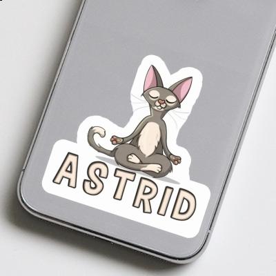 Sticker Yoga Astrid Image