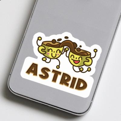 Kaffee Sticker Astrid Image