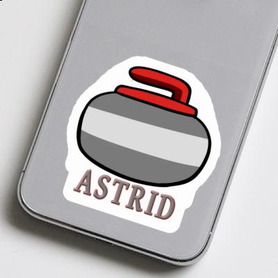 Sticker Astrid Curling Stone Gift package Image