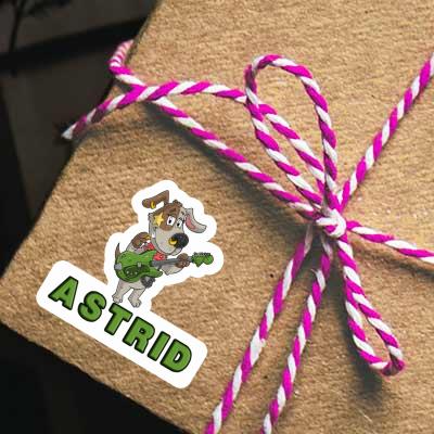 Sticker Astrid Guitarist Gift package Image