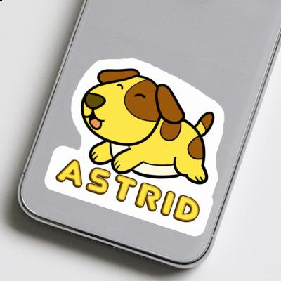 Dog Sticker Astrid Notebook Image