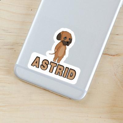 Dogue allemand Autocollant Astrid Gift package Image