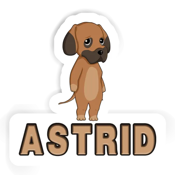 Astrid Sticker German Mastiff Notebook Image