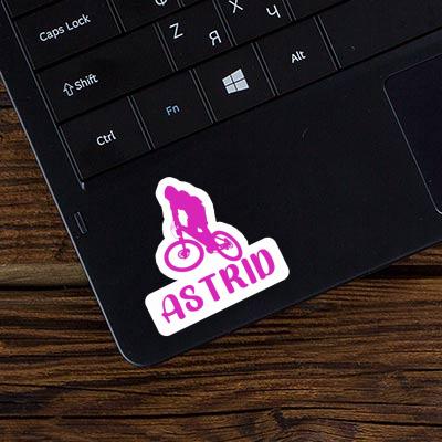 Sticker Downhiller Astrid Notebook Image