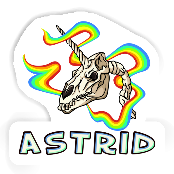 Astrid Sticker Unicorn Skull Gift package Image