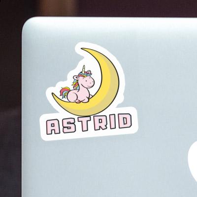 Astrid Sticker Unicorn Notebook Image