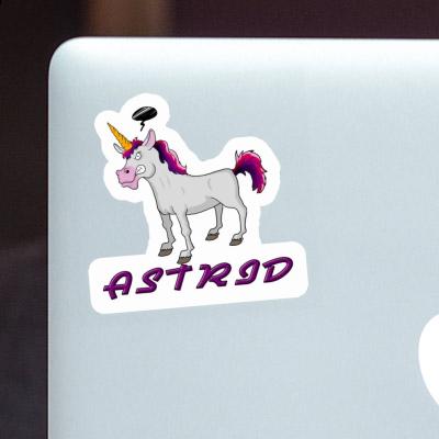 Sticker Astrid Angry Unicorn Gift package Image