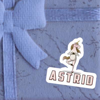 Yoga Unicorn Sticker Astrid Gift package Image