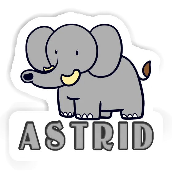 Astrid Sticker Elephant Gift package Image