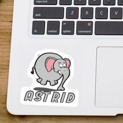 Sticker Elephant Astrid Gift package Image