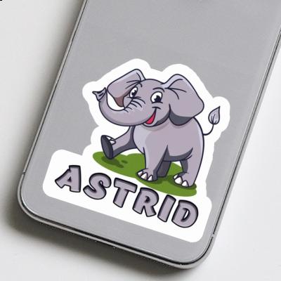 Sticker Astrid Elephant Gift package Image