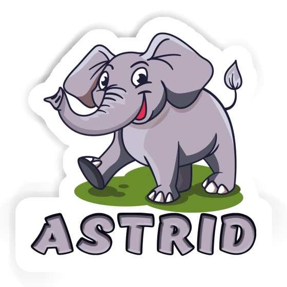 Sticker Elephant Astrid Laptop Image