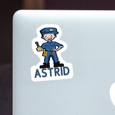 Sticker Astrid Elektriker Gift package Image