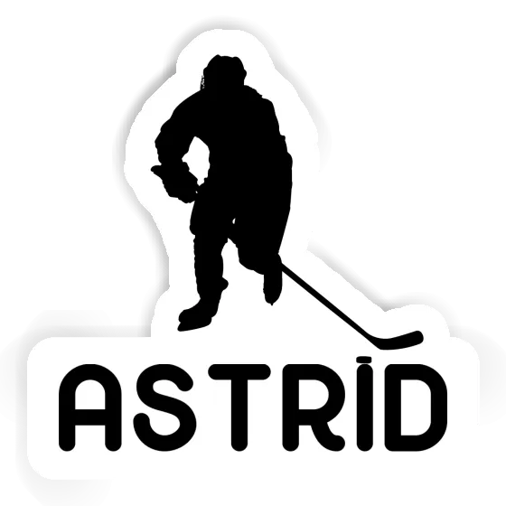 Sticker Hockey Player Astrid Gift package Image