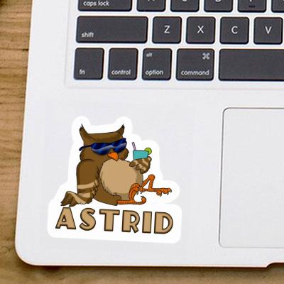 Owl Sticker Astrid Notebook Image