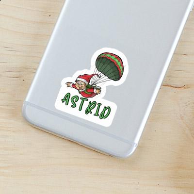 Astrid Sticker Skydiver Laptop Image