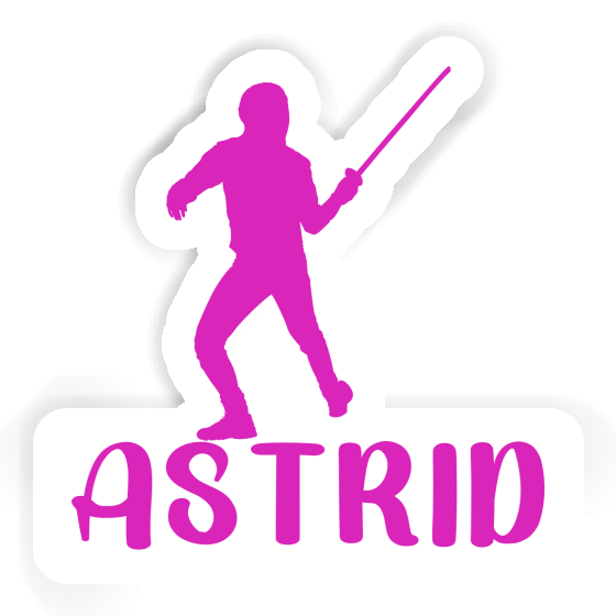 Sticker Fencer Astrid Gift package Image