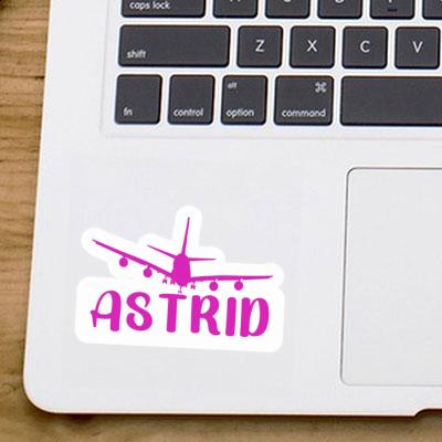 Astrid Sticker Airplane Gift package Image