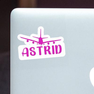 Sticker Astrid Airplane Laptop Image