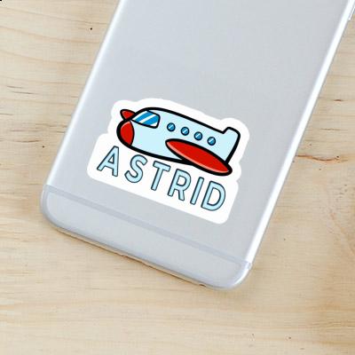 Sticker Airplane Astrid Image