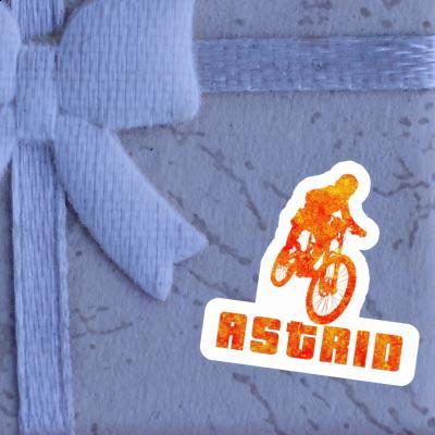 Sticker Freeride Biker Astrid Image