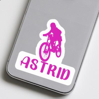 Freeride Biker Sticker Astrid Image