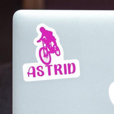 Freeride Biker Sticker Astrid Image