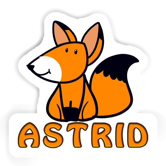 Renard Autocollant Astrid Laptop Image