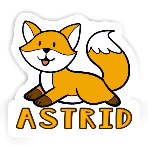 Sticker Fox Astrid Notebook Image