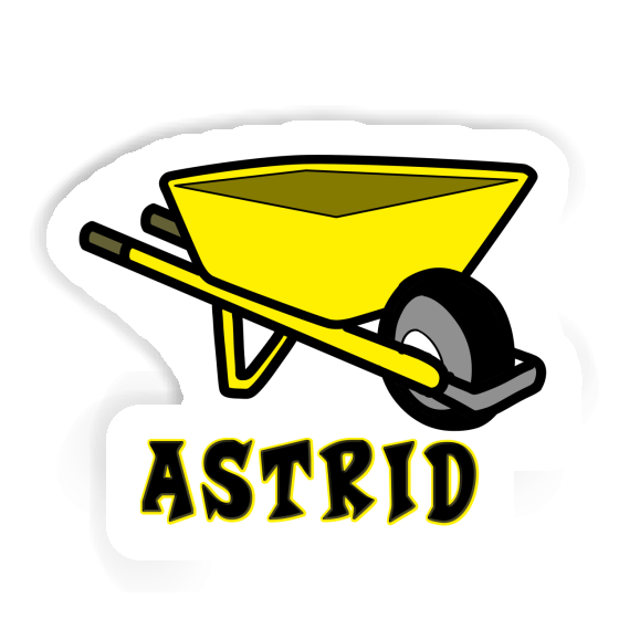 Sticker Wheelbarrow Astrid Gift package Image