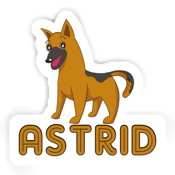 German Shepherd Sticker Astrid Gift package Image