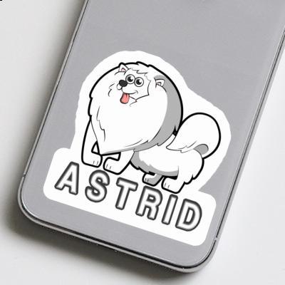 Sticker Astrid German Spitz Gift package Image