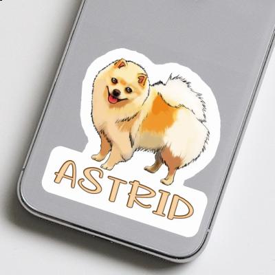 Astrid Sticker German Spitz Laptop Image