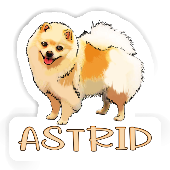 German Spitz Sticker Astrid Notebook Image