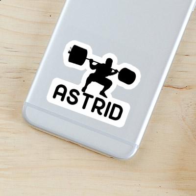 Weightlifter Sticker Astrid Gift package Image