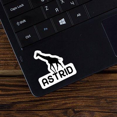 Autocollant Girafe Astrid Laptop Image