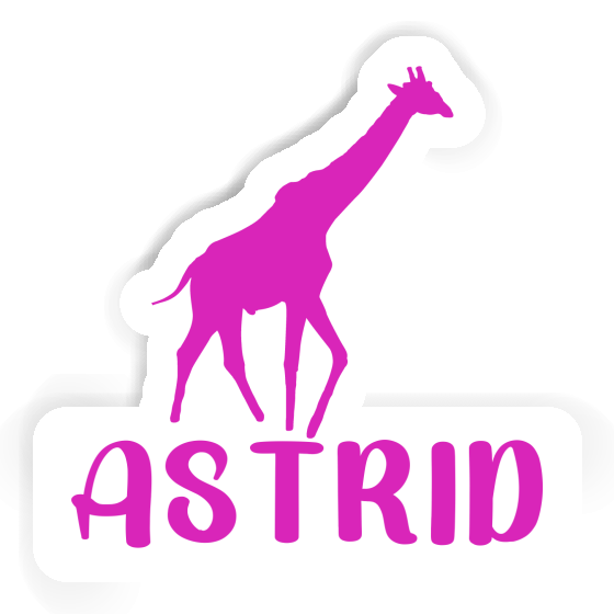 Giraffe Sticker Astrid Gift package Image