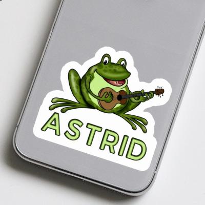 Astrid Sticker Guitar Frog Image