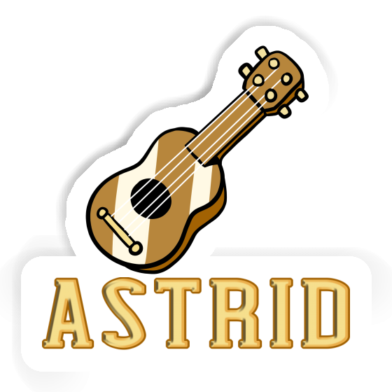 Sticker Astrid Guitar Gift package Image