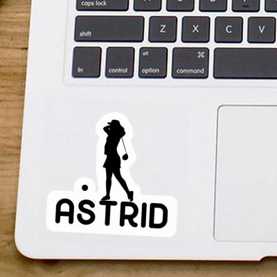 Sticker Golfer Astrid Image