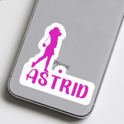 Astrid Sticker Golfer Gift package Image