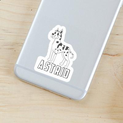 Autocollant Astrid Chien Grand Danois Gift package Image