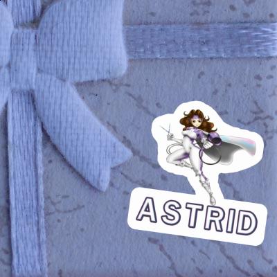 Autocollant Coiffeuse Astrid Image