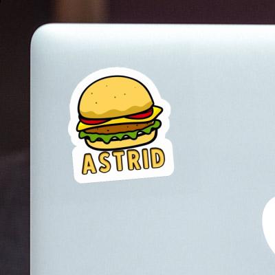 Cheeseburger Autocollant Astrid Laptop Image