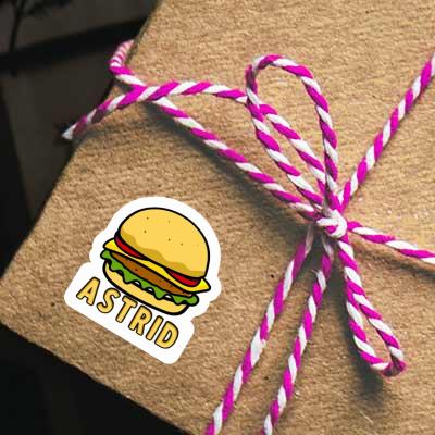 Astrid Sticker Hamburger Laptop Image