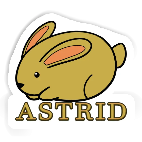 Sticker Hase Astrid Gift package Image